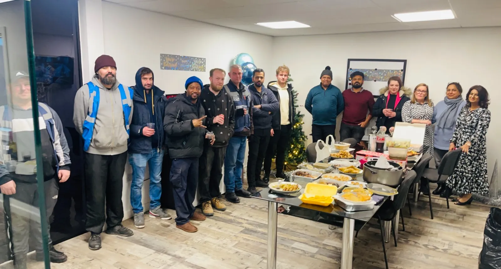 lunch team - me